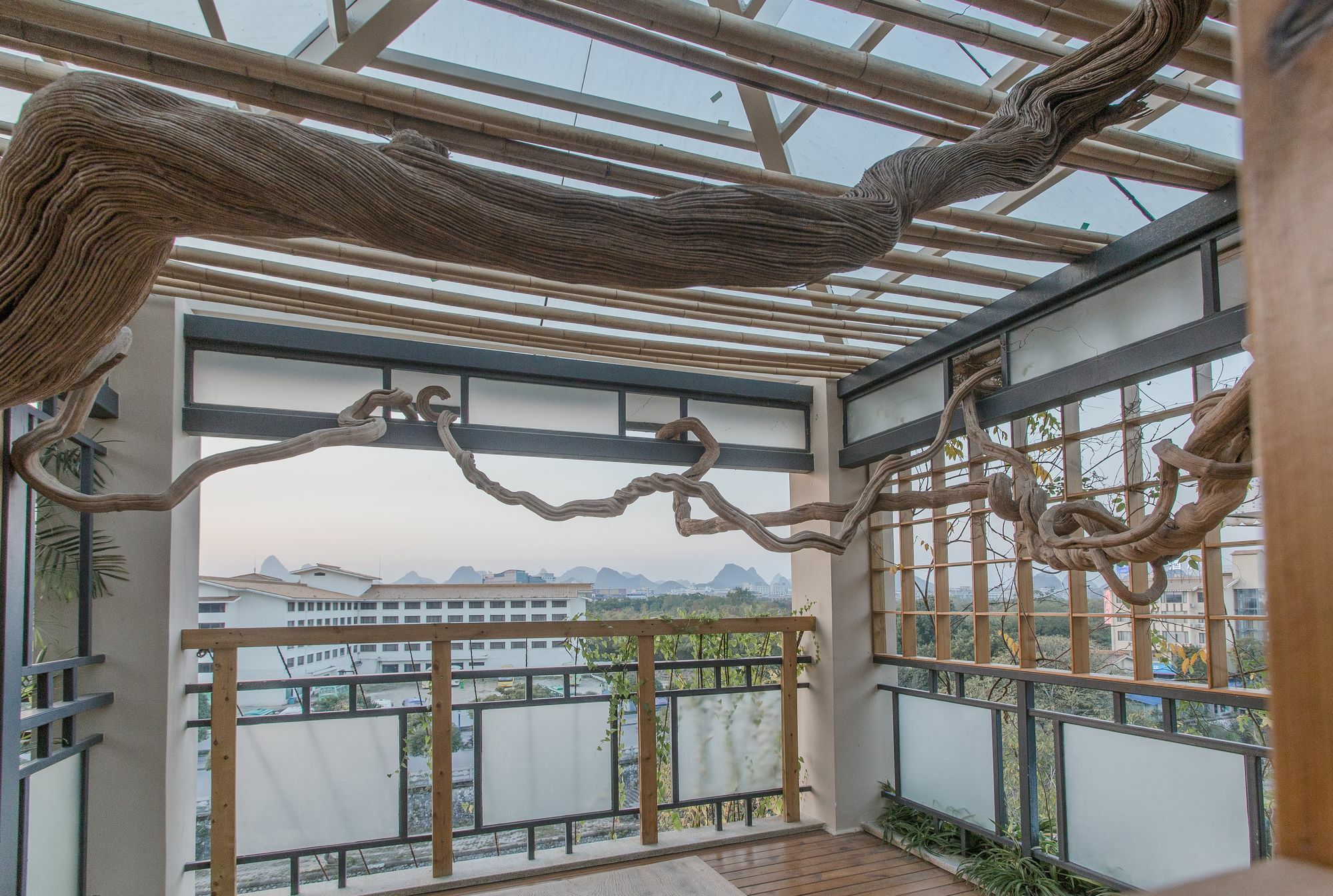 Bed and Breakfast Zen Tea House Seven Stars Park Гуйлинь Экстерьер фото